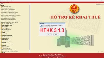 Download phần mềm HTKK 5.1.3 ngày 18/11/2023